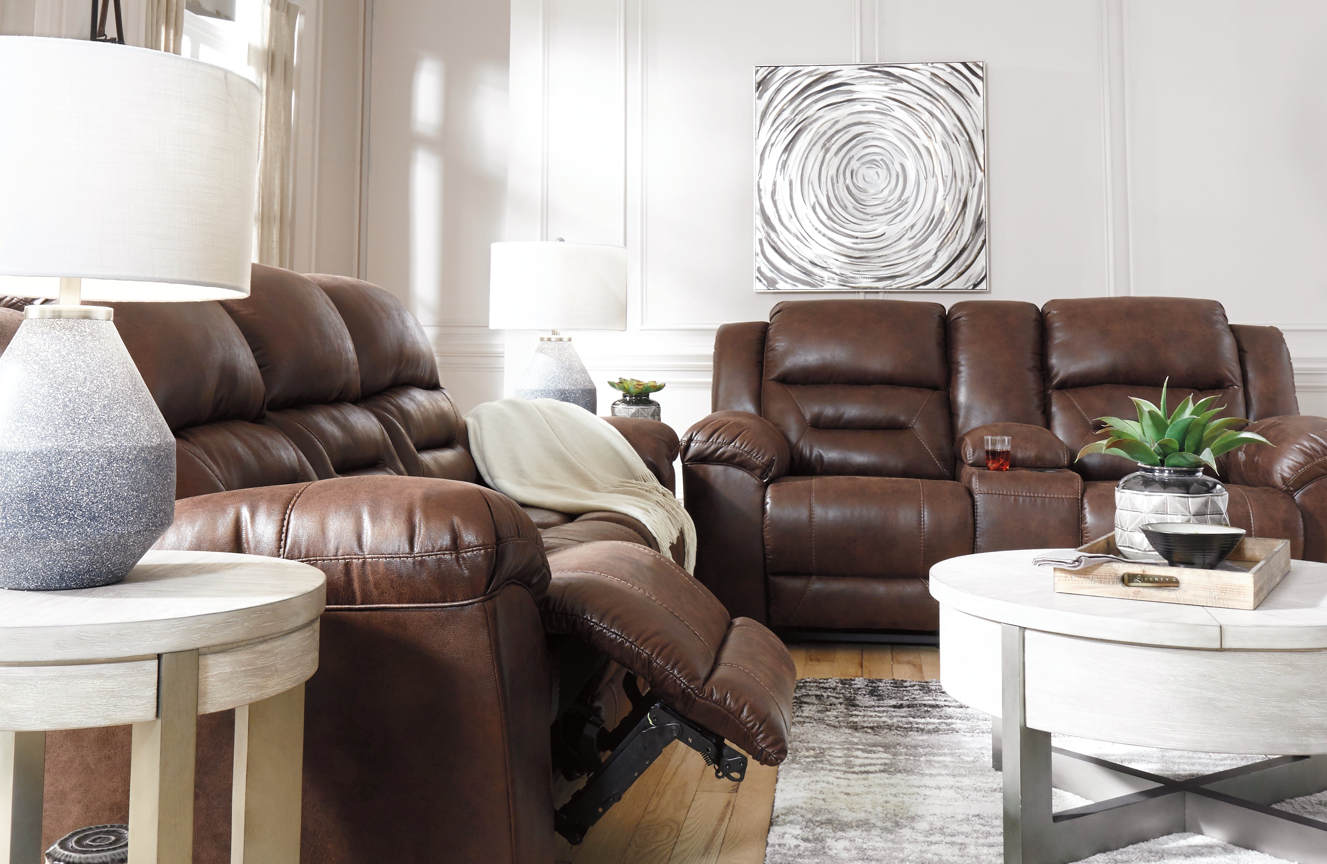 Furniture City Laplace - Ashley Furniture - StonelandLiving Room - Rocker Recliner / Fossil - 3990488