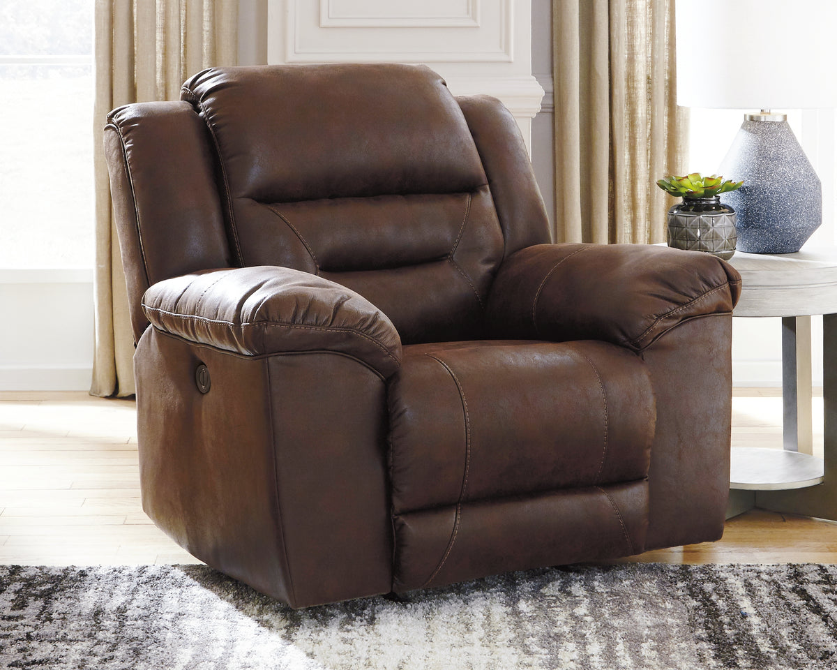 Furniture City Laplace - Ashley Furniture - Stoneland Power Recliner - Power Rocker Recliner - 3990498