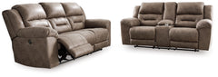 Furniture City Laplace - Ashley Furniture - Stoneland Power Reclining Sofa and Loveseat - Power Reclining Sofa and Loveseat - 39905U3