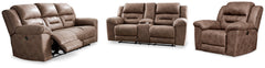Furniture City Laplace - Ashley Furniture - Stoneland Power Reclining Sofa, Loveseat and Recliner - Power Reclining Sofa, Loveseat and Recliner - 39905U5