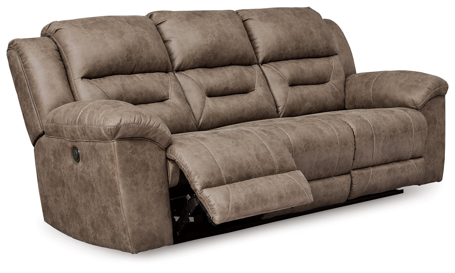 Furniture City Laplace - Ashley Furniture - StonelandLiving Room - Reclining Power Sofa / Fossil - 3990587