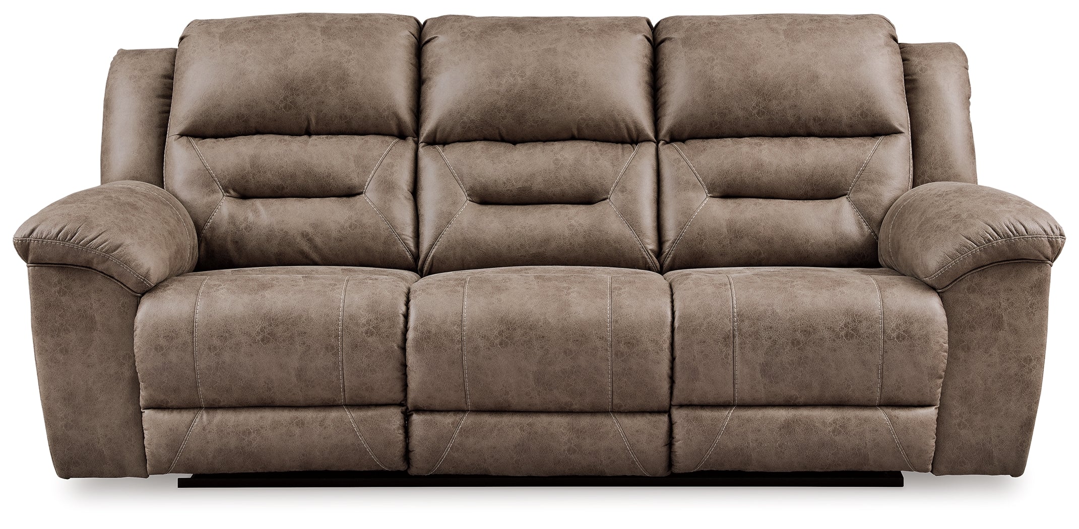 Furniture City Laplace - Ashley Furniture - StonelandLiving Room - Reclining Power Sofa / Fossil - 3990587