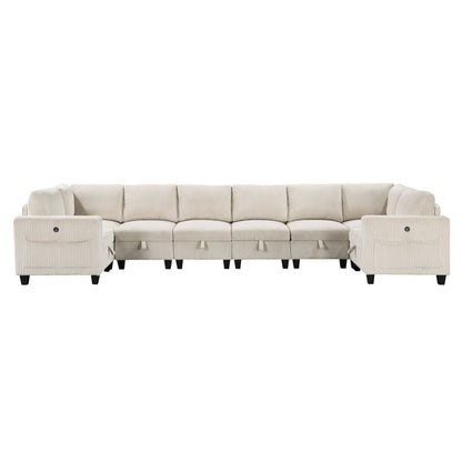 Walterboro - Sectional With Storage, Storage Pouches And Charging Ports
