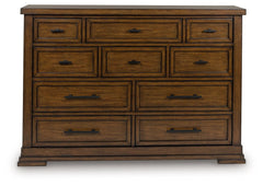 Taffenbrook - Dresser - Medium Brown