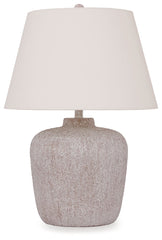 Danry - Metal Table Lamp - Distressed Cream