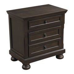 Begonia - Nightstand With Hidden Drawer - Brown