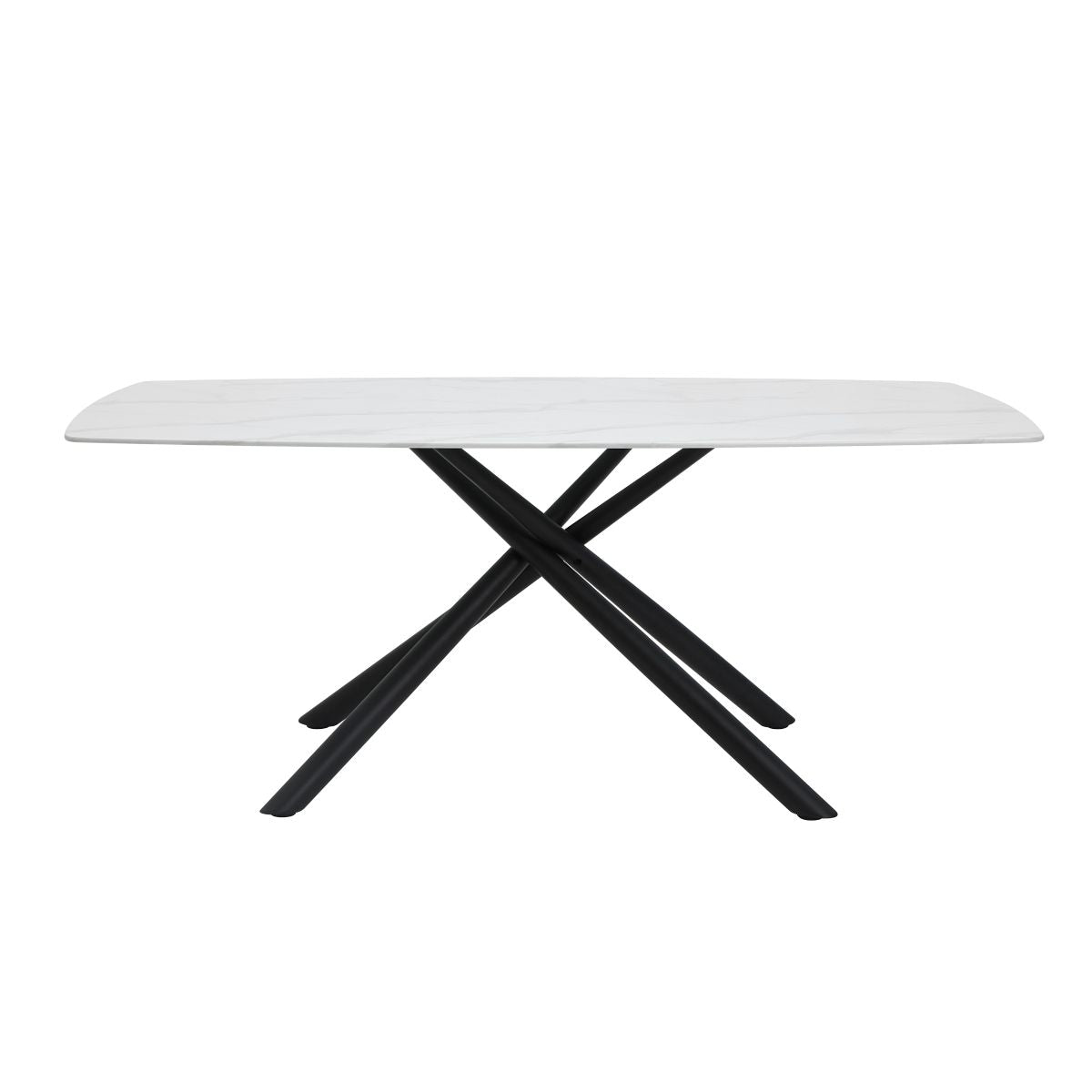 Benito - Dining Table - Black / White