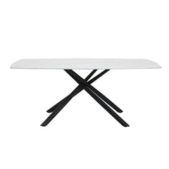 Benito - Dining Table - Black / White