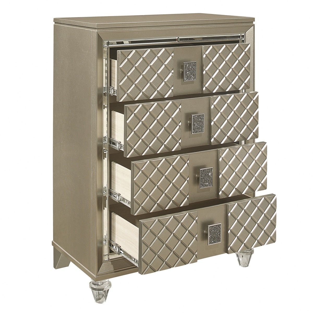 Loudon - Chest - Gold / Silver / Champagne