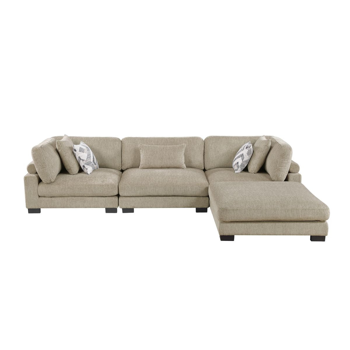 Tinley - Modular Sectional And Ottoman