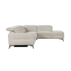 Adahlia - 2 Piece Power Reclining Sectional With Right Chaise - Sand