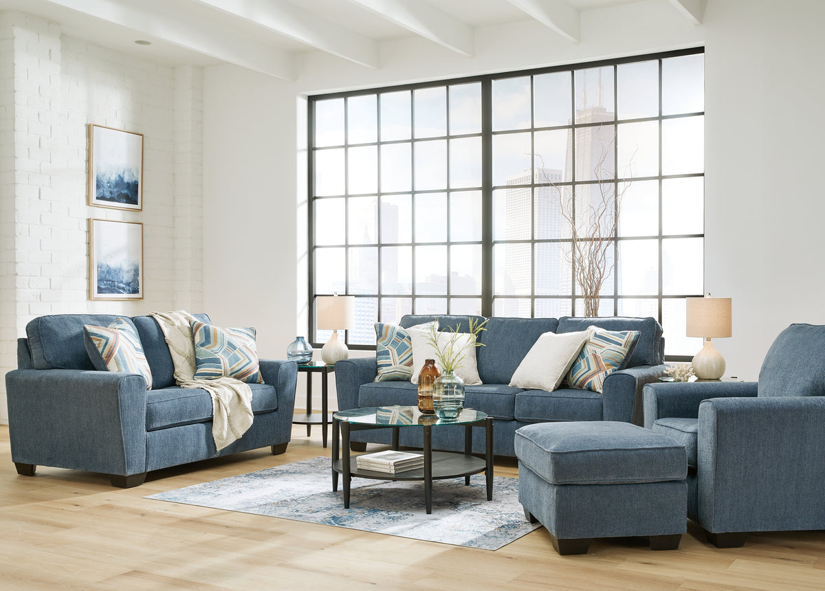 Furniture City Laplace - Ashley Furniture - Cashton Sofa, Loveseat, Chair and Ottoman - Sofa, Loveseat, Chair and Ottoman - 40605U3