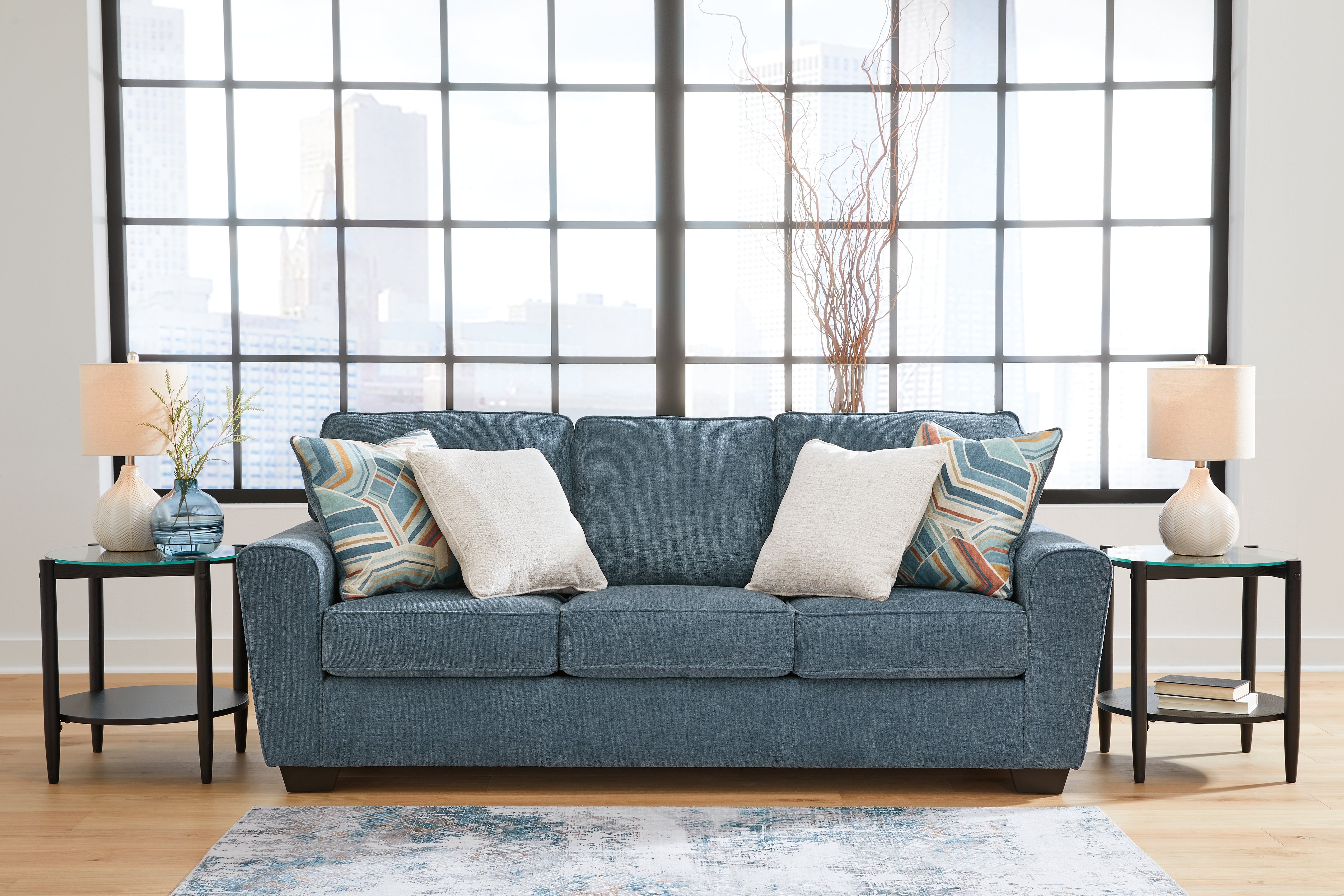 Furniture City Laplace - Ashley Furniture - CashtonLiving Room - Sofa / Blue - 4060538