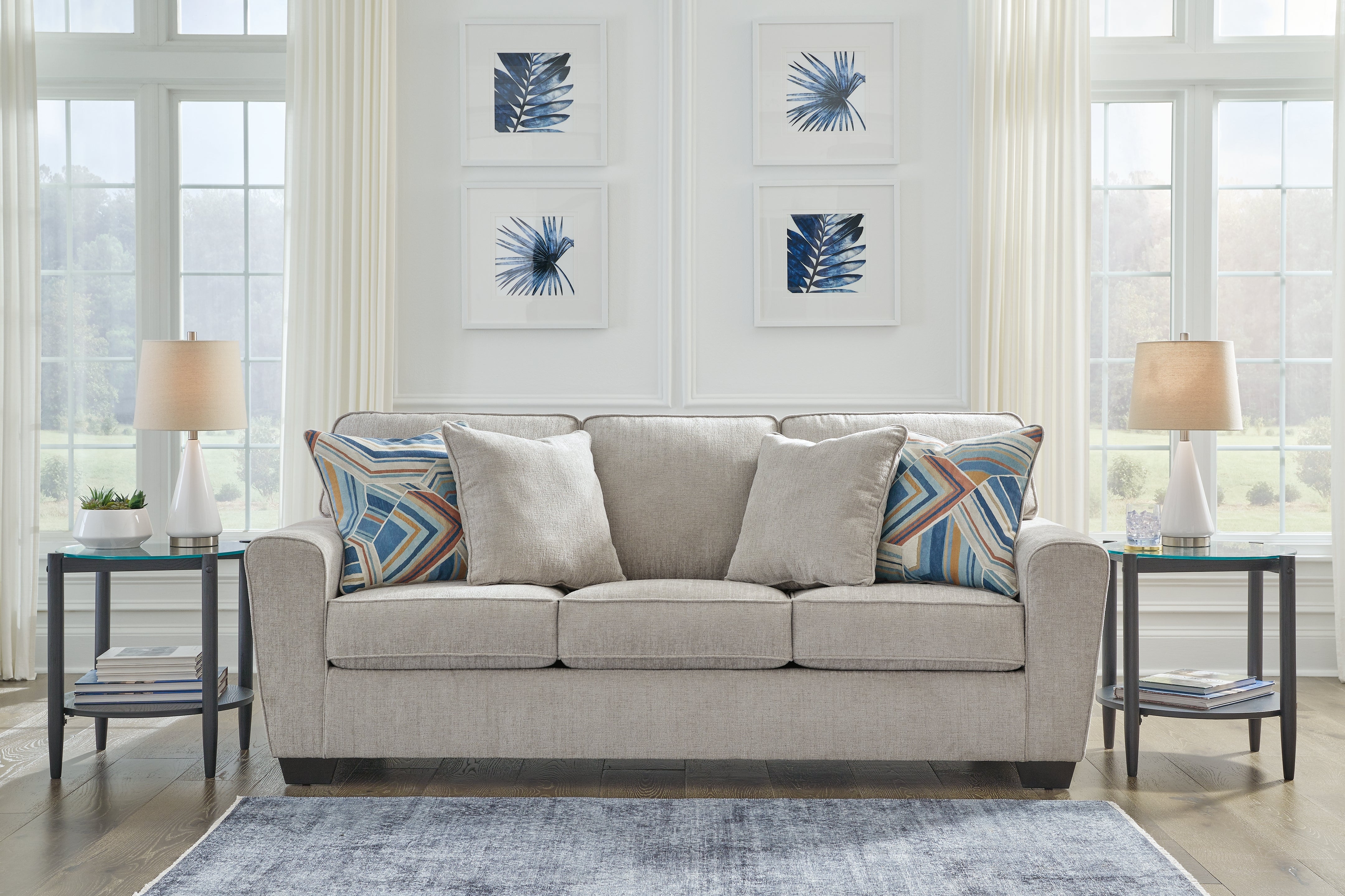 Furniture City Laplace - Ashley Furniture - CashtonLiving Room - Sofa / Ice - 4060638