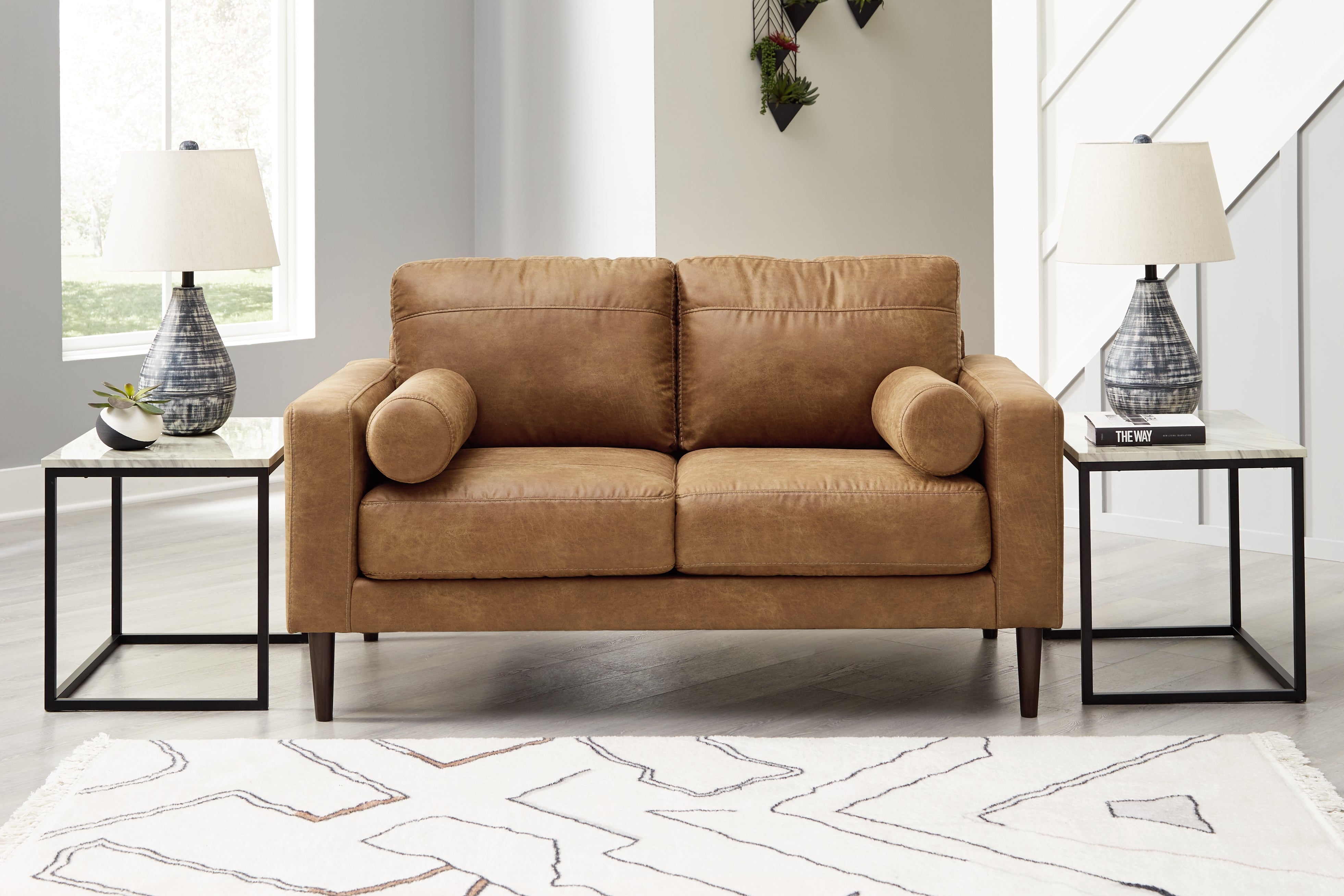 Furniture City Laplace - Ashley Furniture - TeloraLiving Room - Loveseat / Caramel - 4100235
