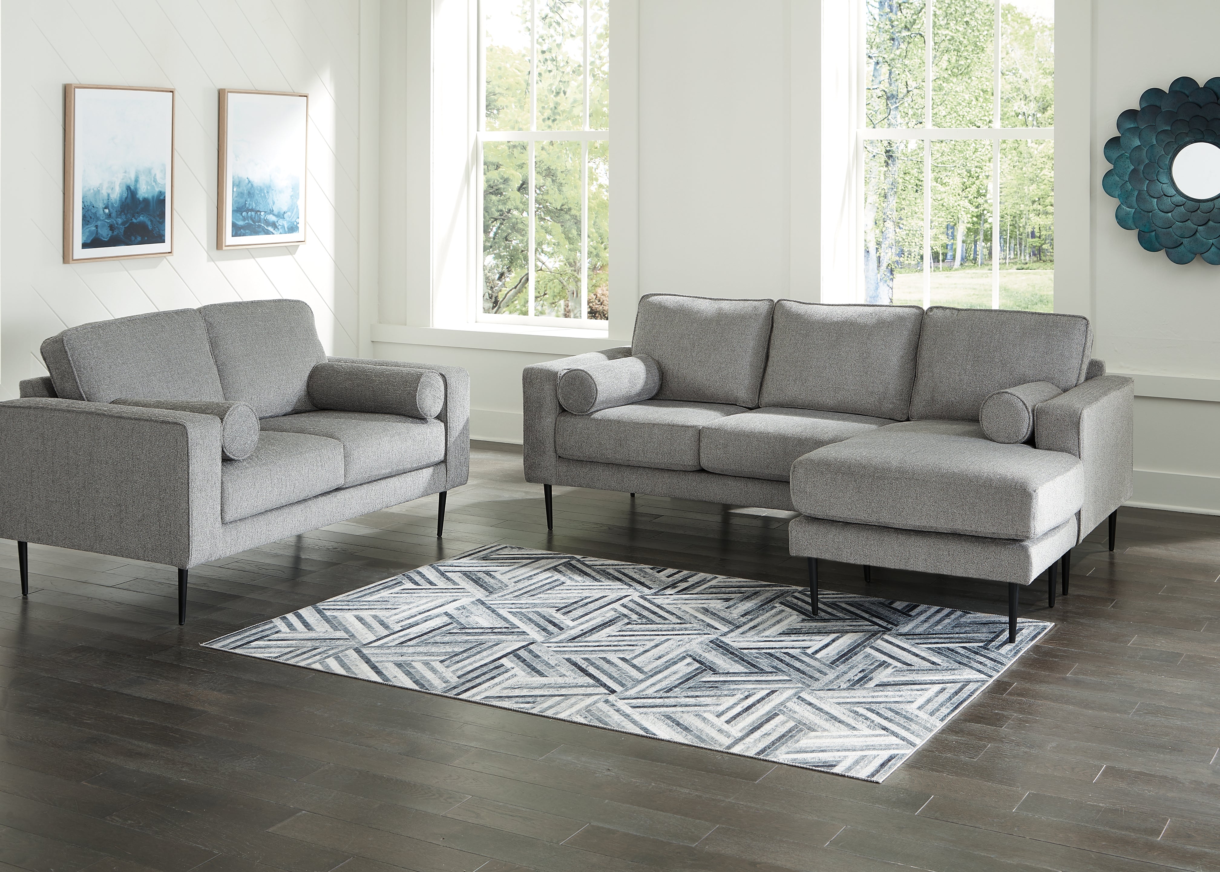 Furniture City Laplace - Ashley Furniture - Hazela Sofa Chaise and Loveseat - Sofa Chaise and Loveseat - 41102U2