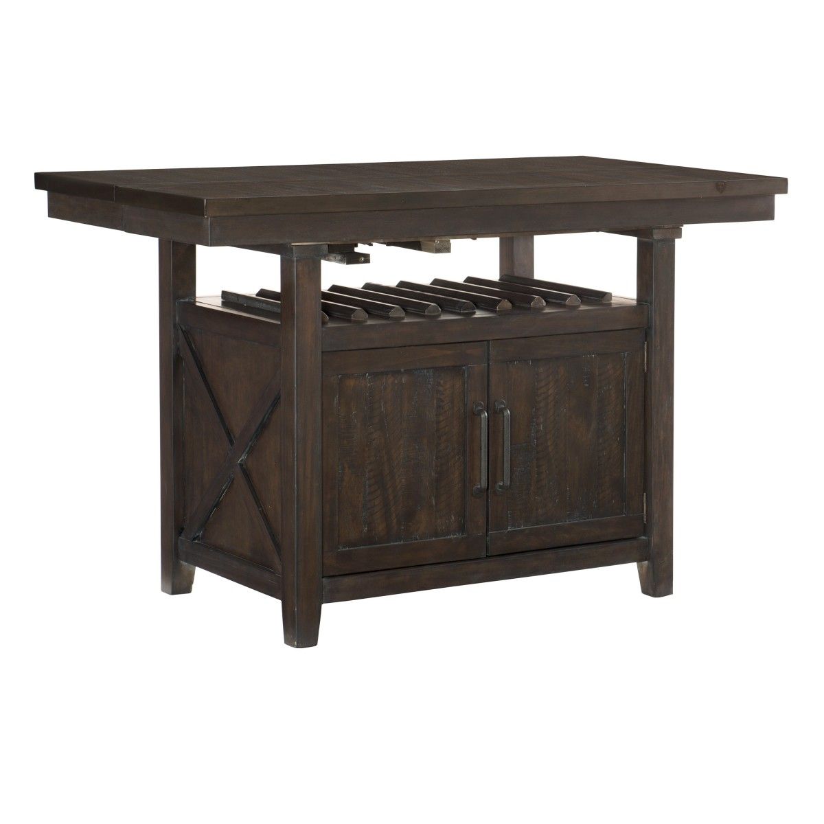 Oxton - 5 Piece Set (Table & 4 Side Chairs) - Brown