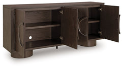 Veeda - Accent Cabinet - Dark Brown