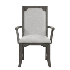 Lisbon - Dining Arm Chair (Set of 2) - Gray