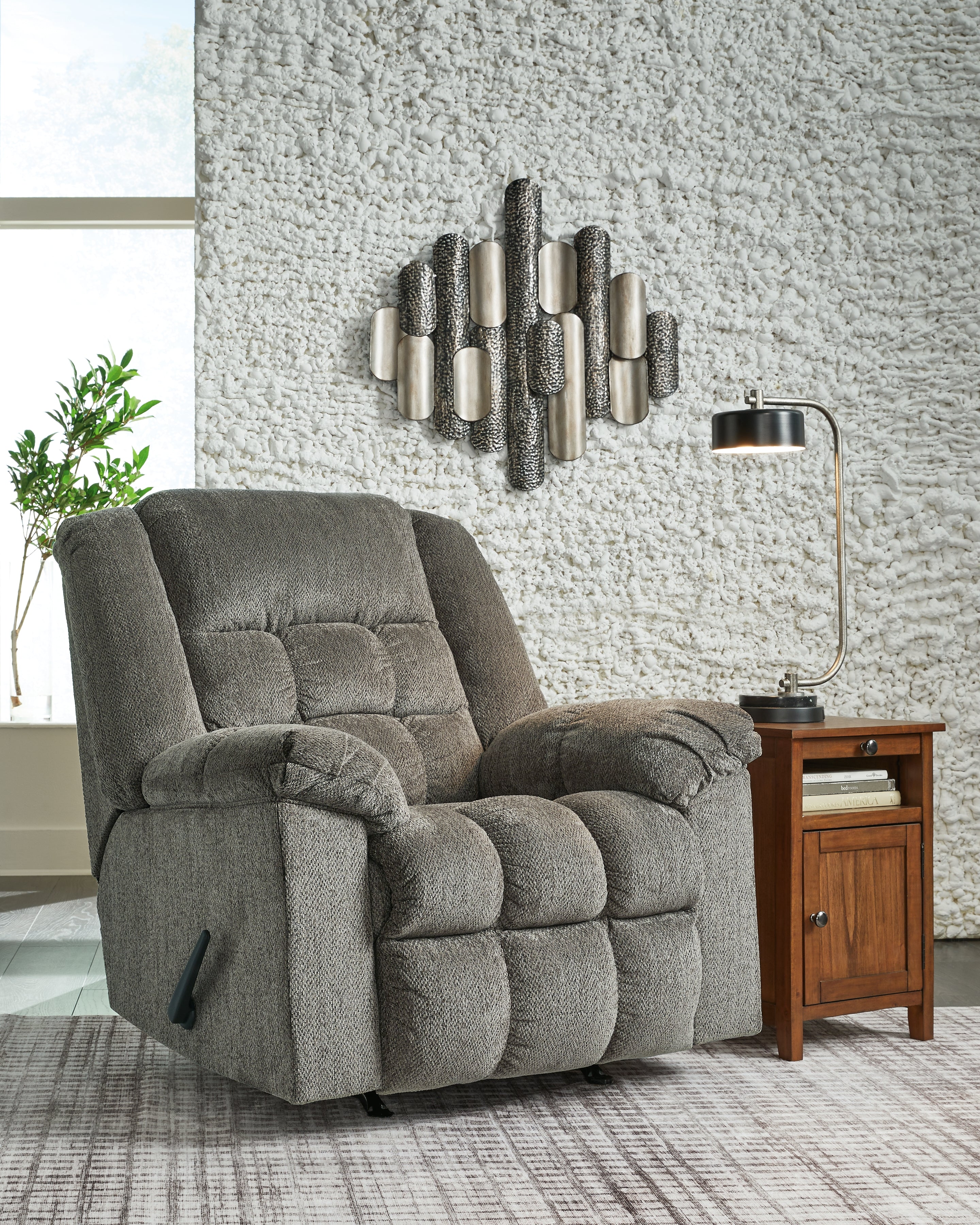 Furniture City Laplace - Ashley Furniture - Kegler Recliner - Rocker Recliner / Putty - 4450425