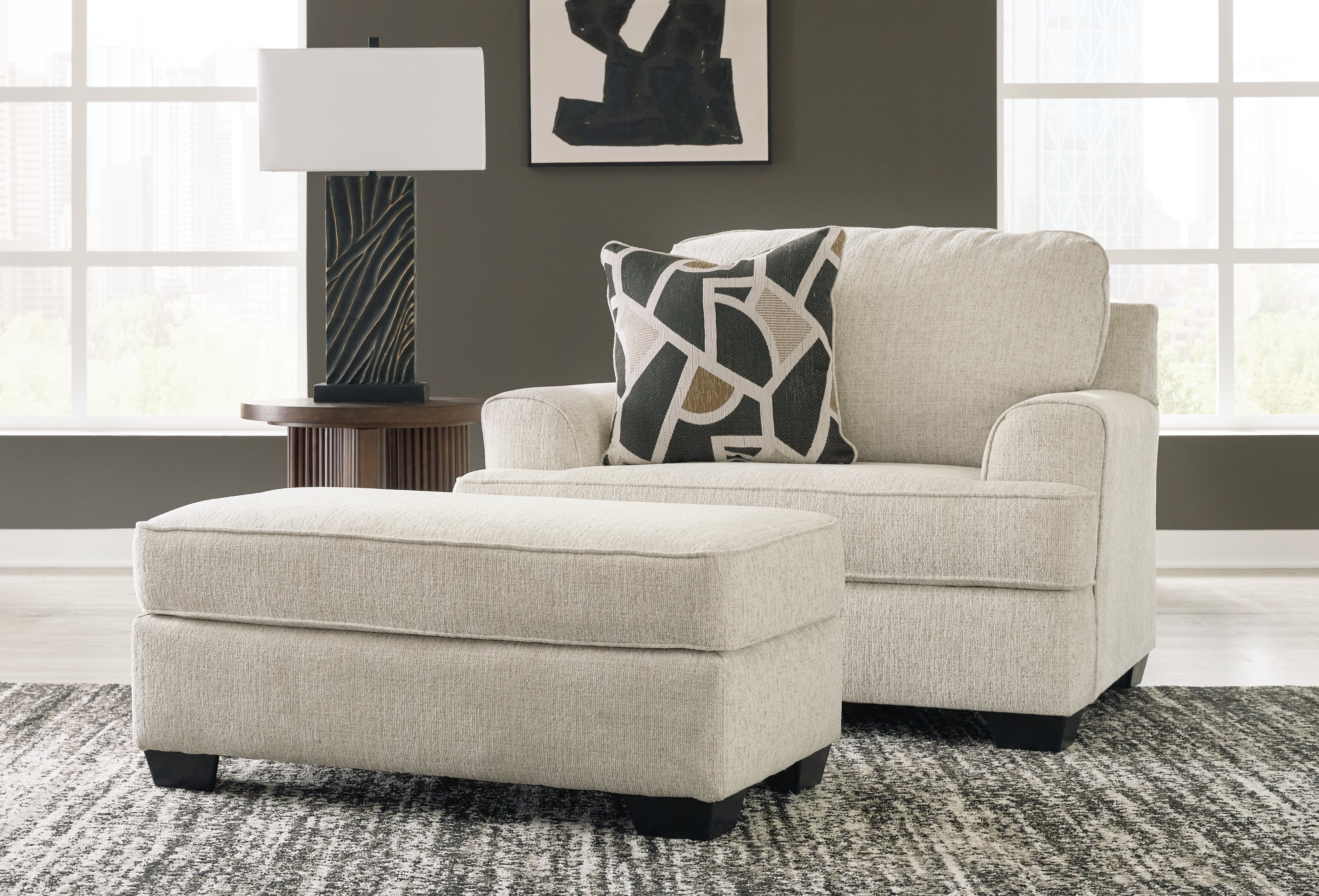 Furniture City Laplace - Ashley Furniture - Heartcort Oversized Chair and Ottoman - Oversized Chair and Ottoman - 44604U1