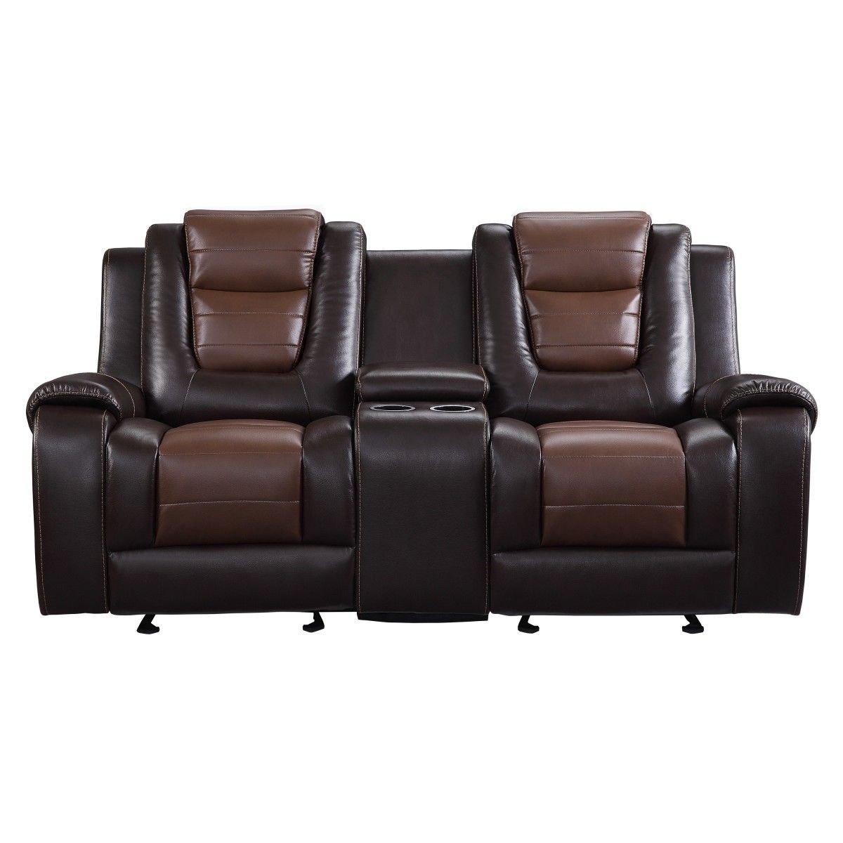 Briscoe - Double Glider Reclining Loveseat With Center Console
