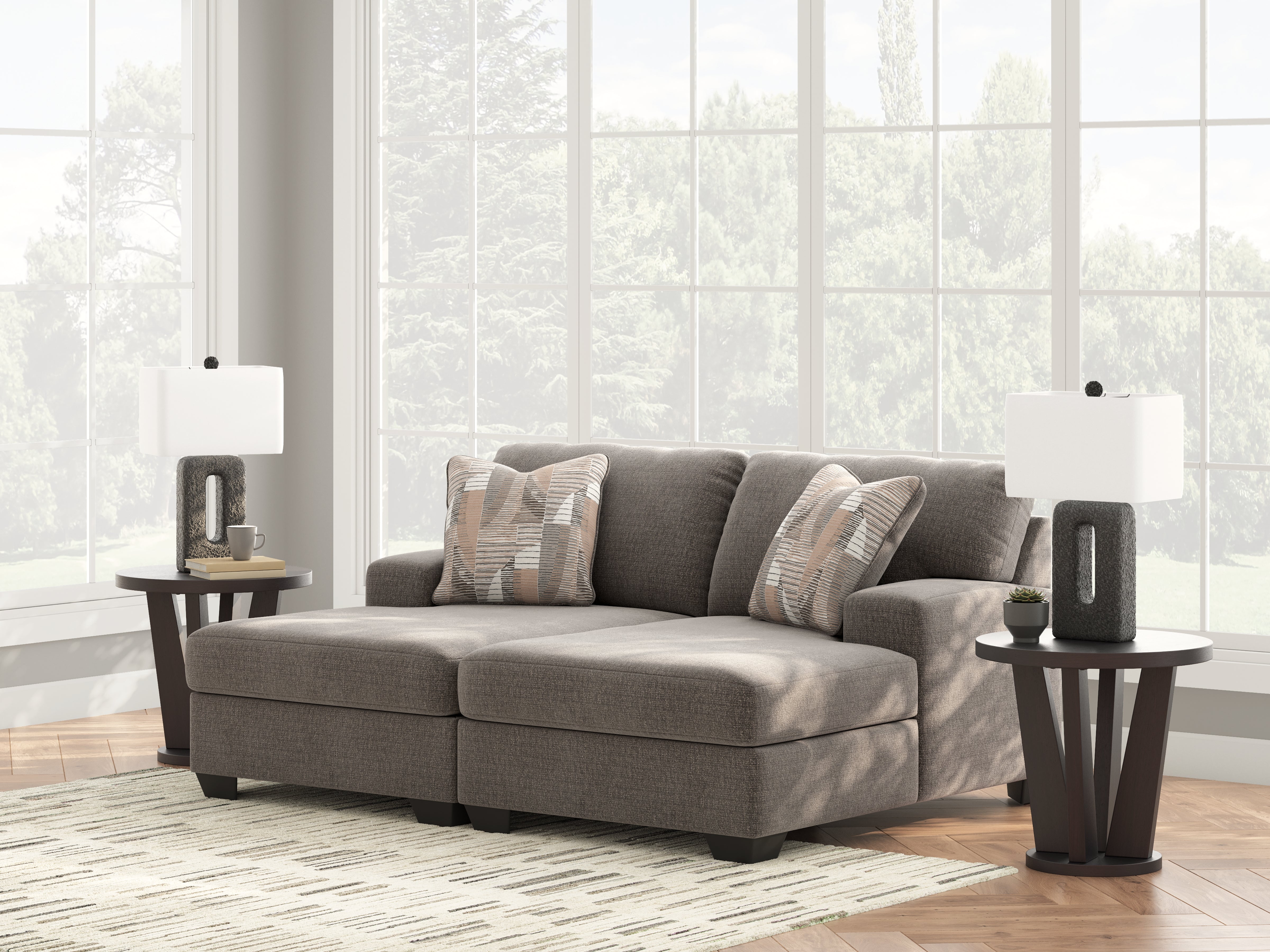 Furniture City Laplace - Ashley Furniture - Newellen Sectionals - RAF 2-Piece Super Chaise - 48405S4