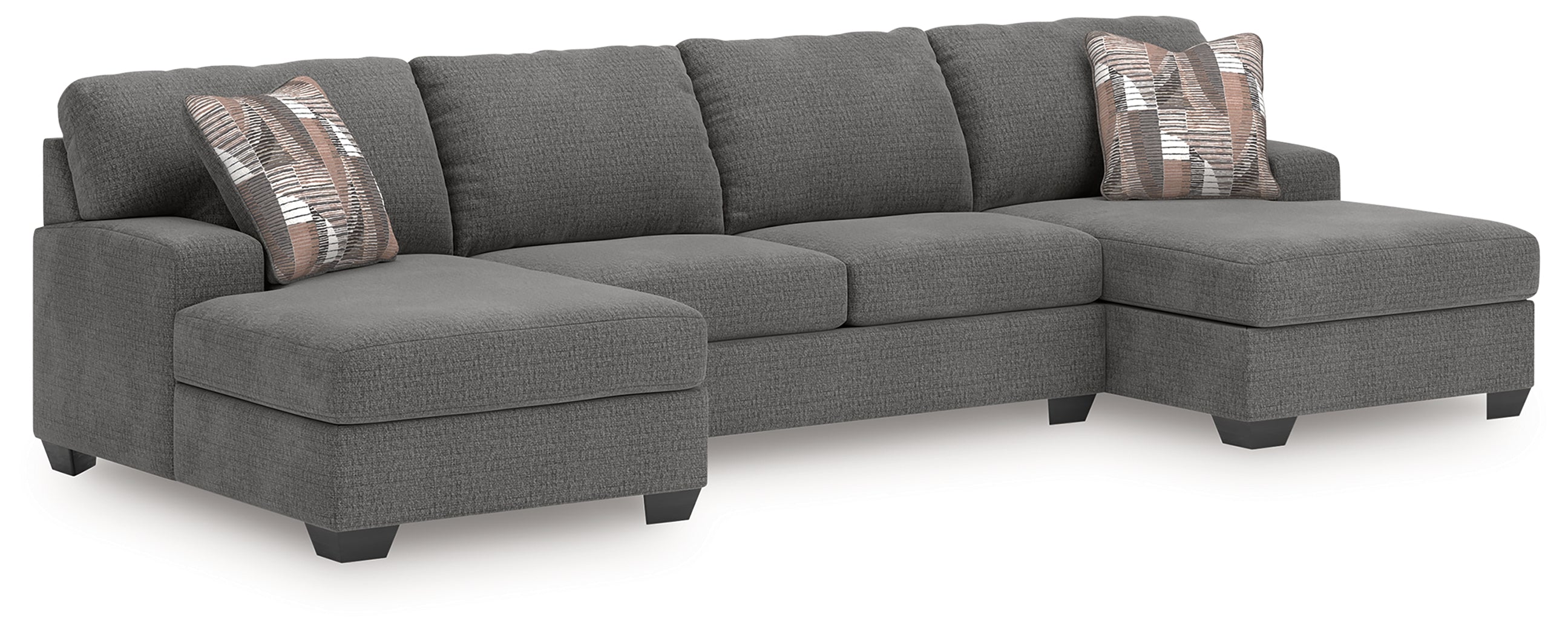 Furniture City Laplace - Ashley Furniture - Newellen Sectionals - RAF 3-Piece Sleeper Sectional with Double Chaise - 48405S7