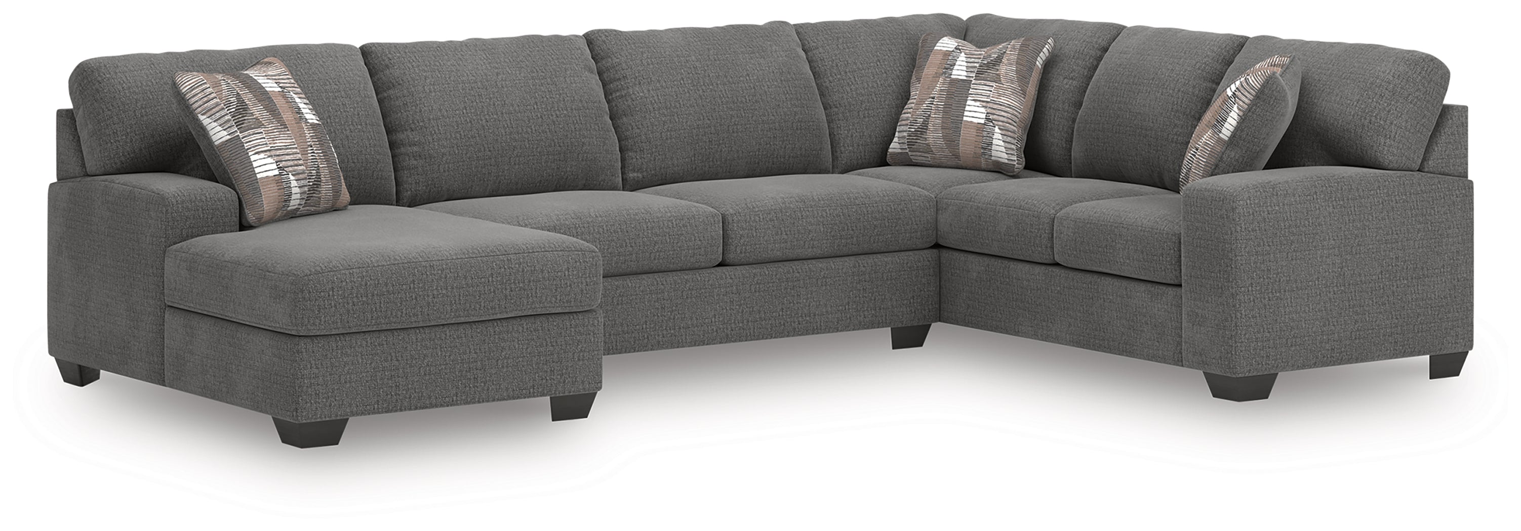 Furniture City Laplace - Ashley Furniture - Newellen Sectionals - RAF 3-Piece Sleeper Sectional with Chaise - 48405S5