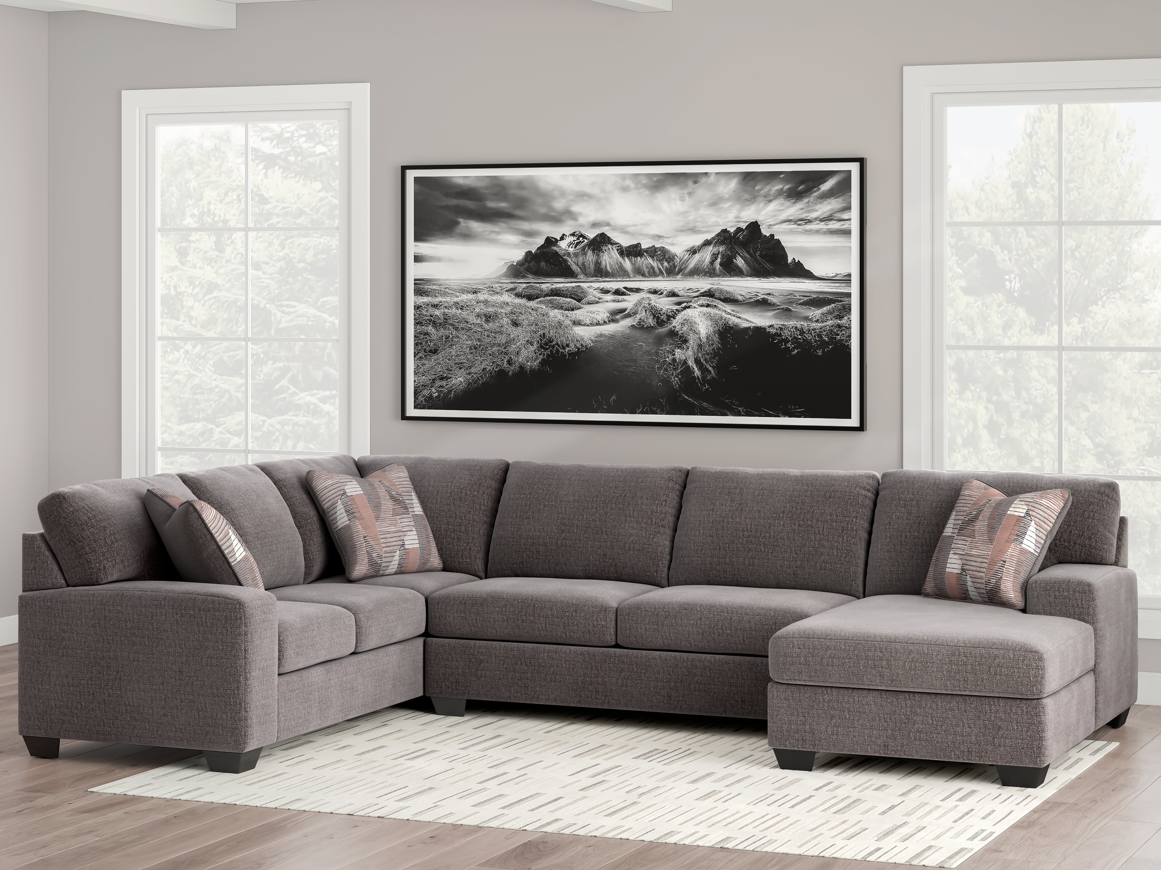 Furniture City Laplace - Ashley Furniture - Newellen Sectionals - LAF 3-Piece Sectional with Chaise - 48405S2