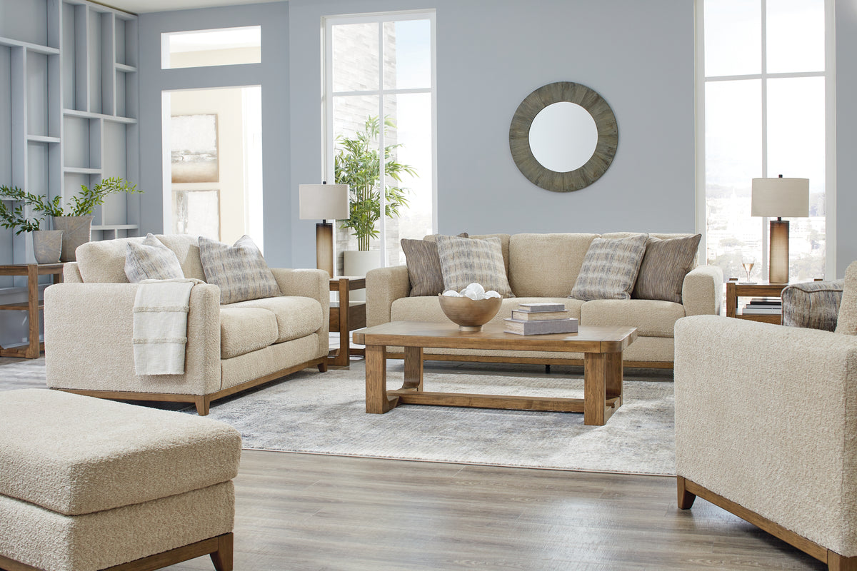 Furniture City Laplace - Ashley Furniture - Parklynn Sofa, Loveseat, Oversized Chair and Ottoman - Sofa, Loveseat, Oversized Chair and Ottoman - 48902U3