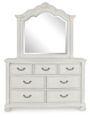 Montelaine - Dresser And Mirror - Antique White