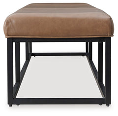Joston - Accent Bench - Caramel