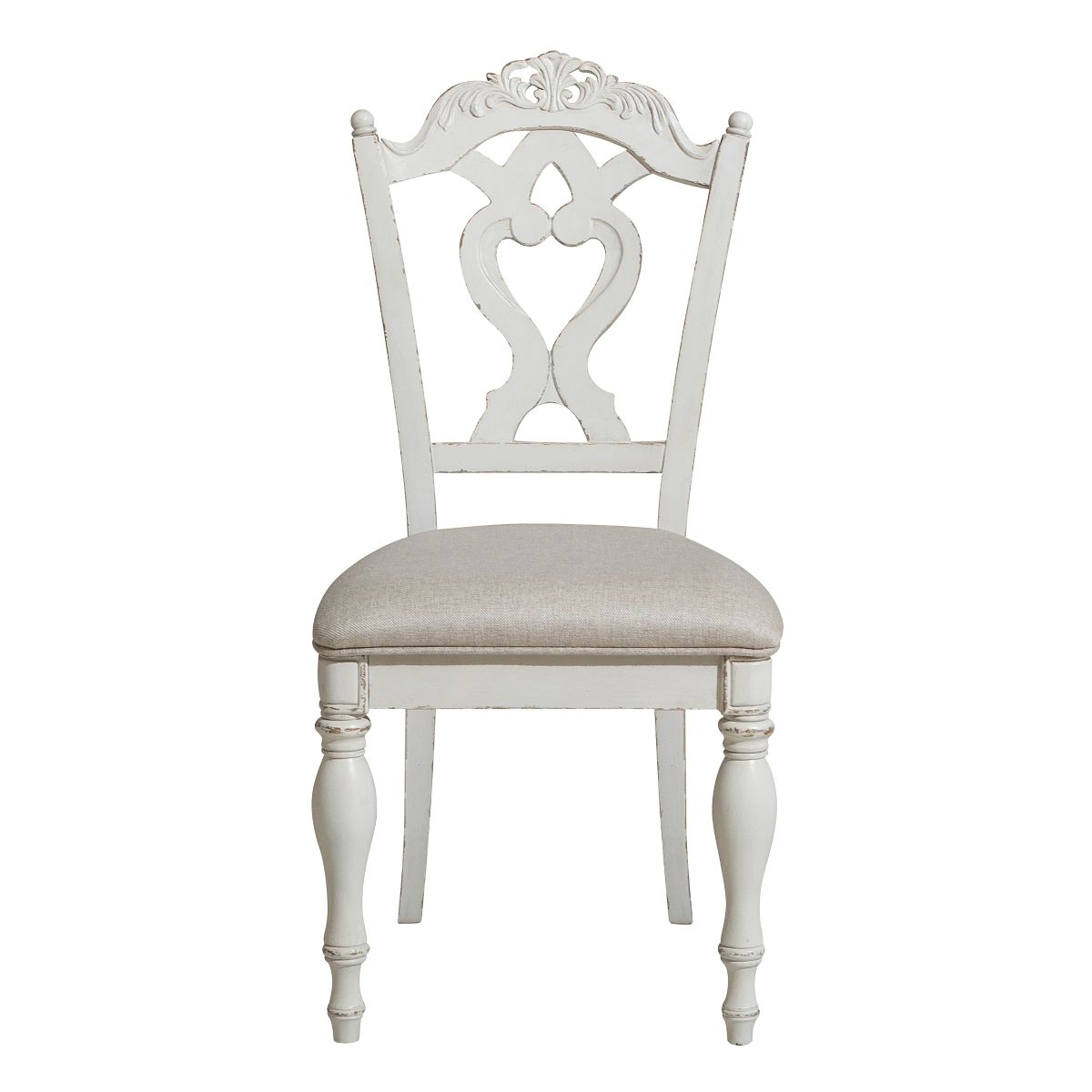 Cinderella - Writing Desk Chair - White / Gray