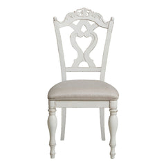 Cinderella - Writing Desk Chair - White / Gray
