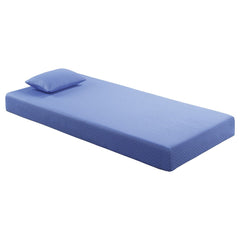 Leo - 7" Gel Infused Memory Foam Mattress And Pillow Set