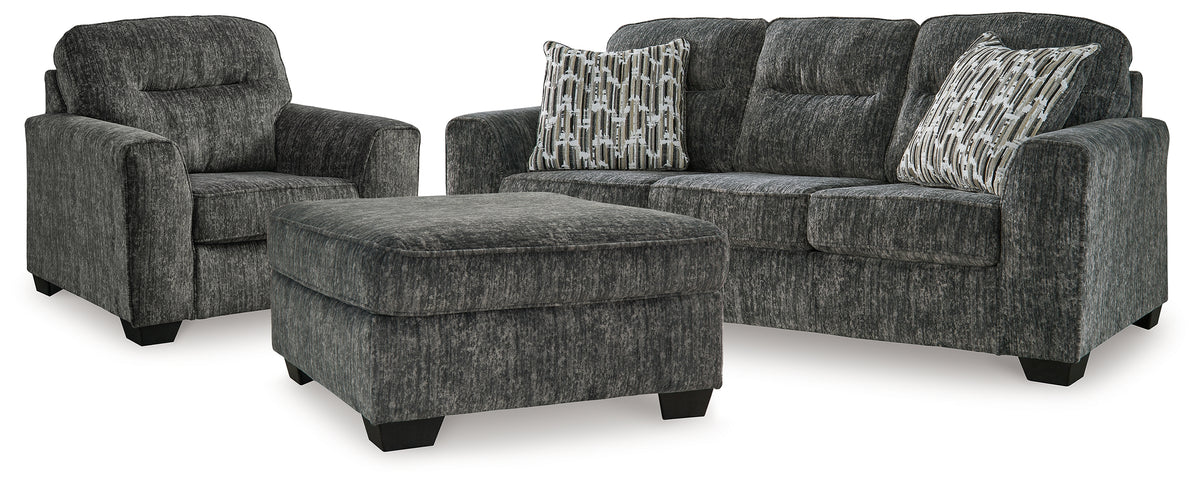 Furniture City Laplace - Ashley Furniture - Lonoke Sofa, Oversized Chair and Ottoman - Sofa, Oversized Chair and Ottoman - 50504U14