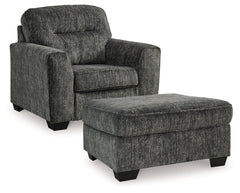 Furniture City Laplace - Ashley Furniture - Lonoke Chair and Ottoman - Chair and Ottoman - 50504U12