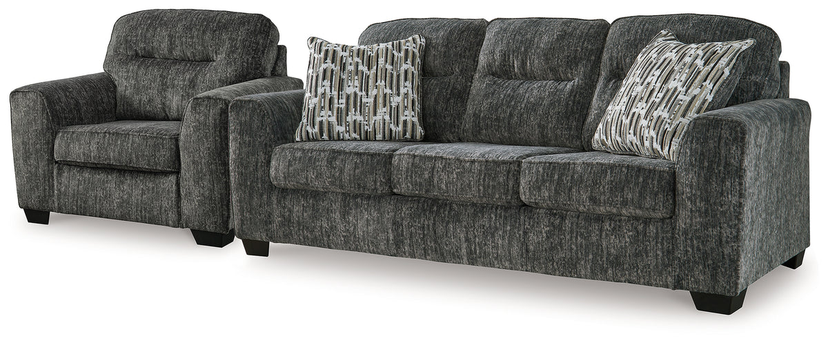Furniture City Laplace - Ashley Furniture - Lonoke Sofa and Oversized Chair - Sofa and Oversized Chair - 50504U11