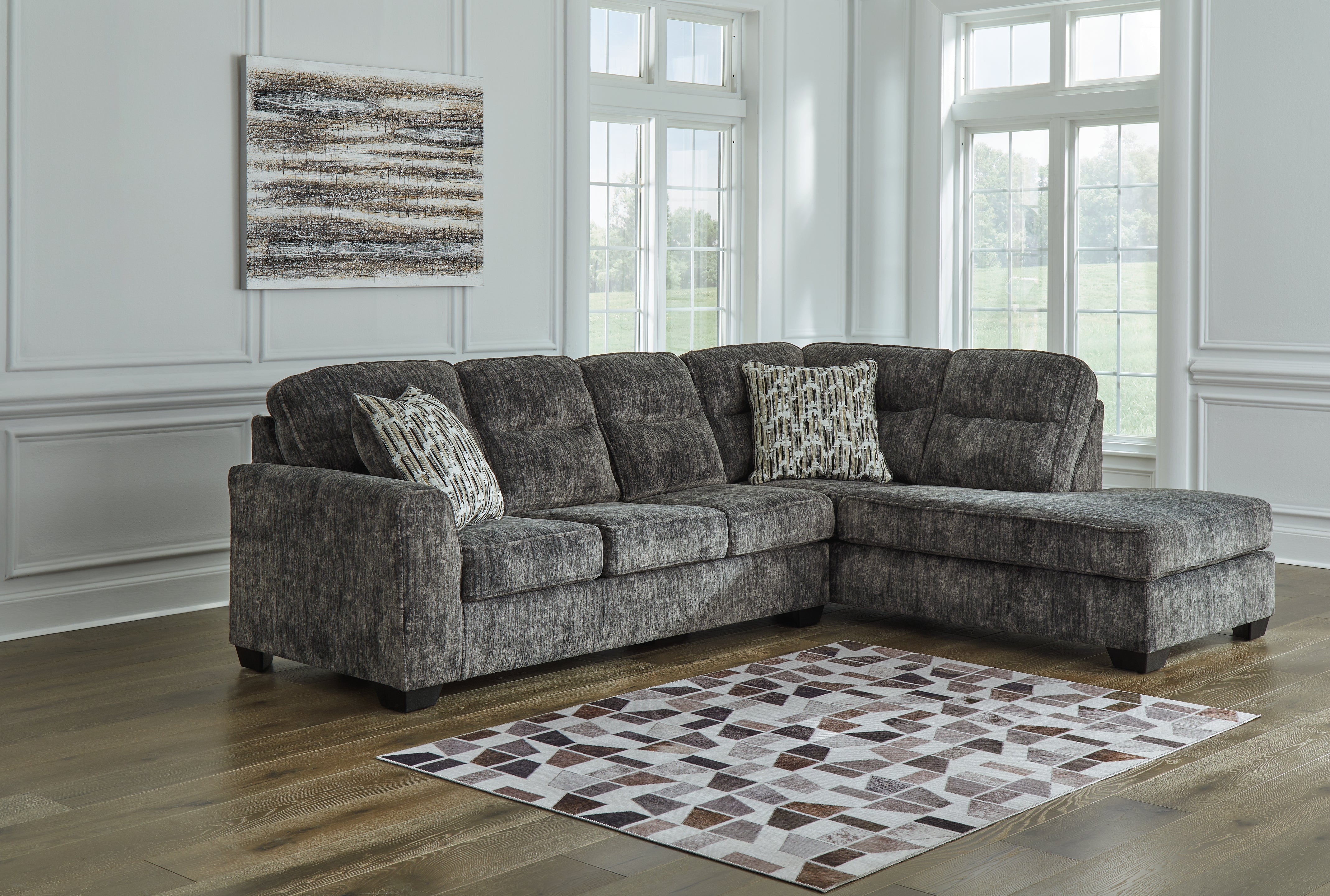 Furniture City Laplace - Ashley Furniture - Lonoke Sectionals - LAF 2-Piece Sectional with Chaise - 50504S2