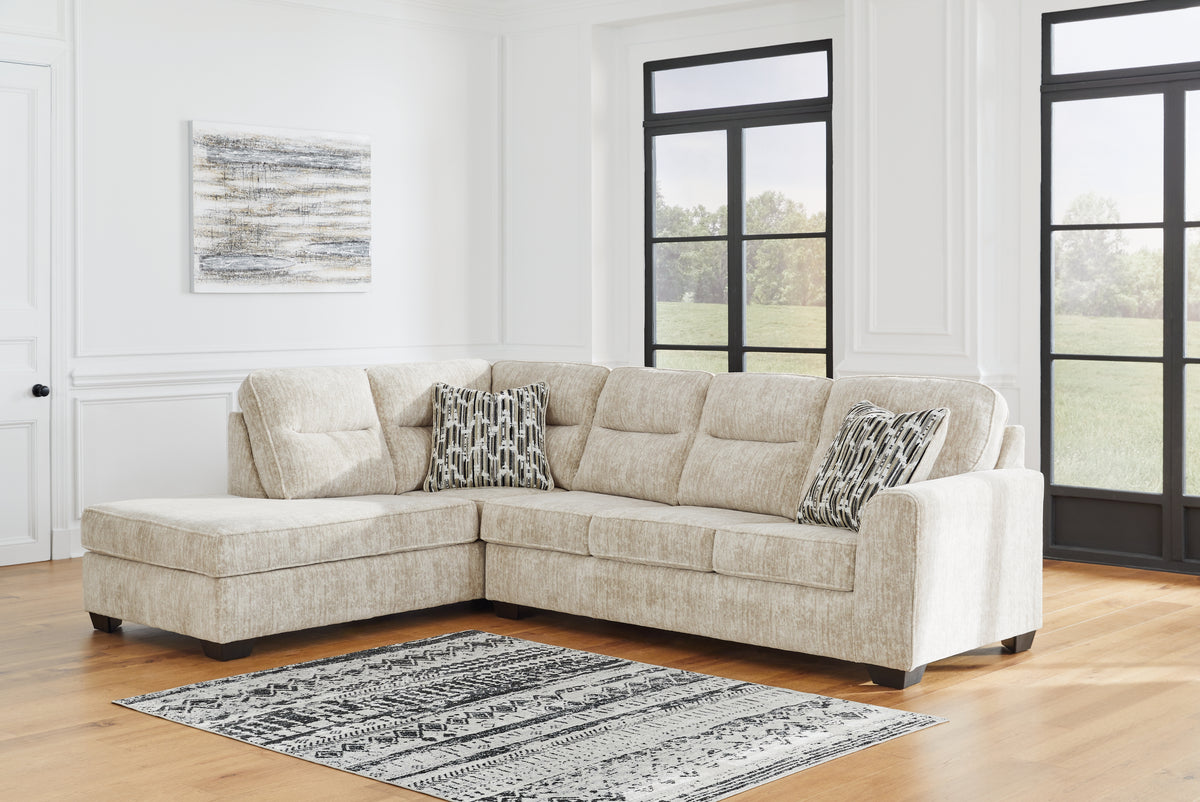 Furniture City Laplace - Ashley Furniture - Lonoke Sectionals - RAF 2-Piece Sectional with Chaise - 50505S1