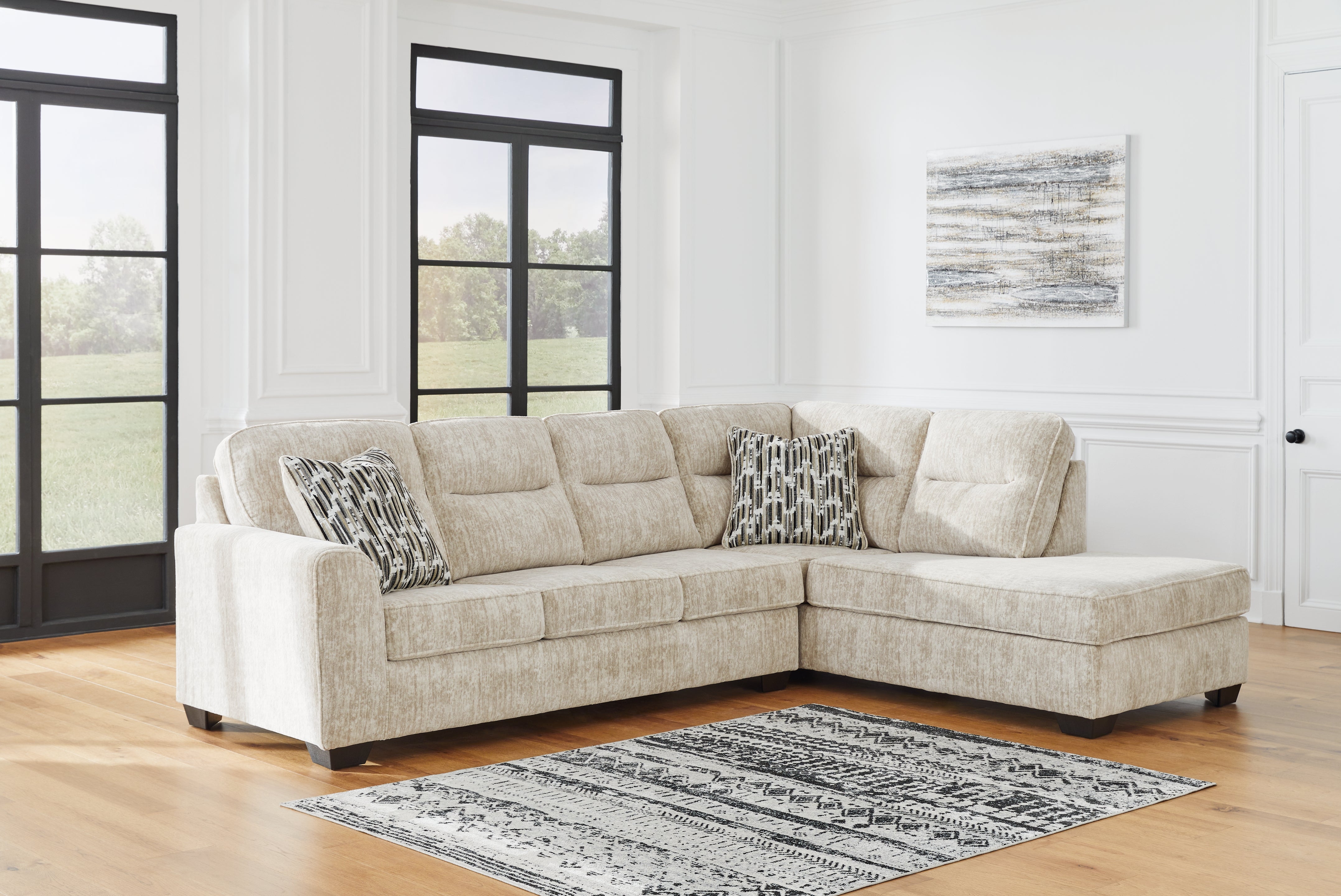 Furniture City Laplace - Ashley Furniture - Lonoke Sectionals - LAF 2-Piece Sectional with Chaise - 50505S2