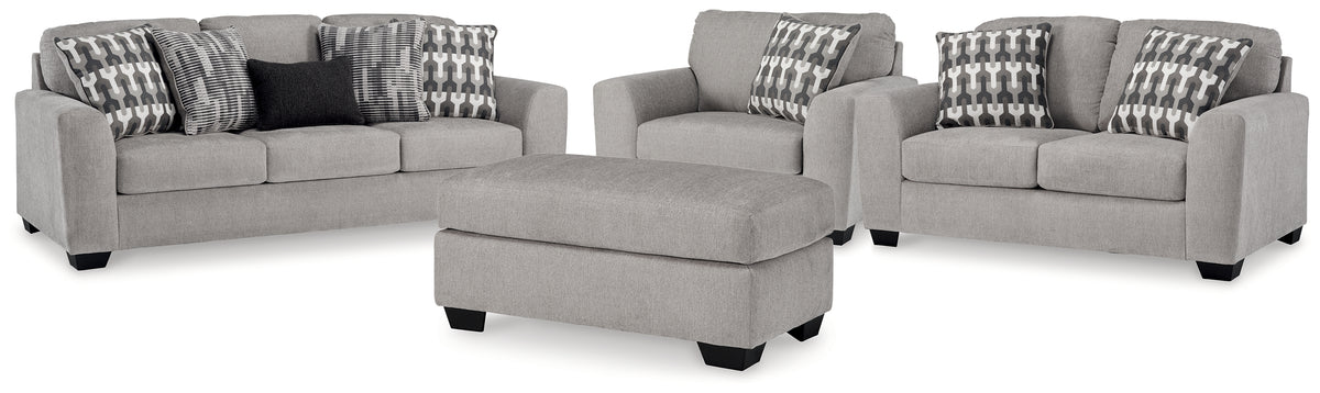 Furniture City Laplace - Ashley Furniture - Avenal Park Sofa, Loveseat, Oversized Chair and Ottoman - Sofa, Loveseat, Oversized Chair and Ottoman - 50805U3