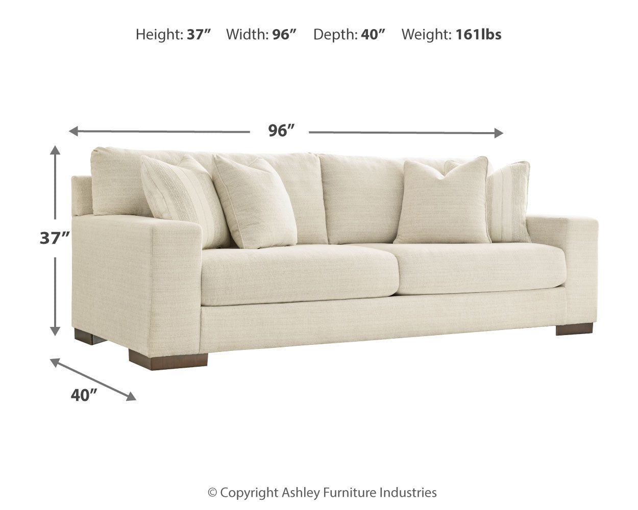 Furniture City Laplace - Ashley Furniture - MaggieLiving Room - Loveseat / Birch - 5200335