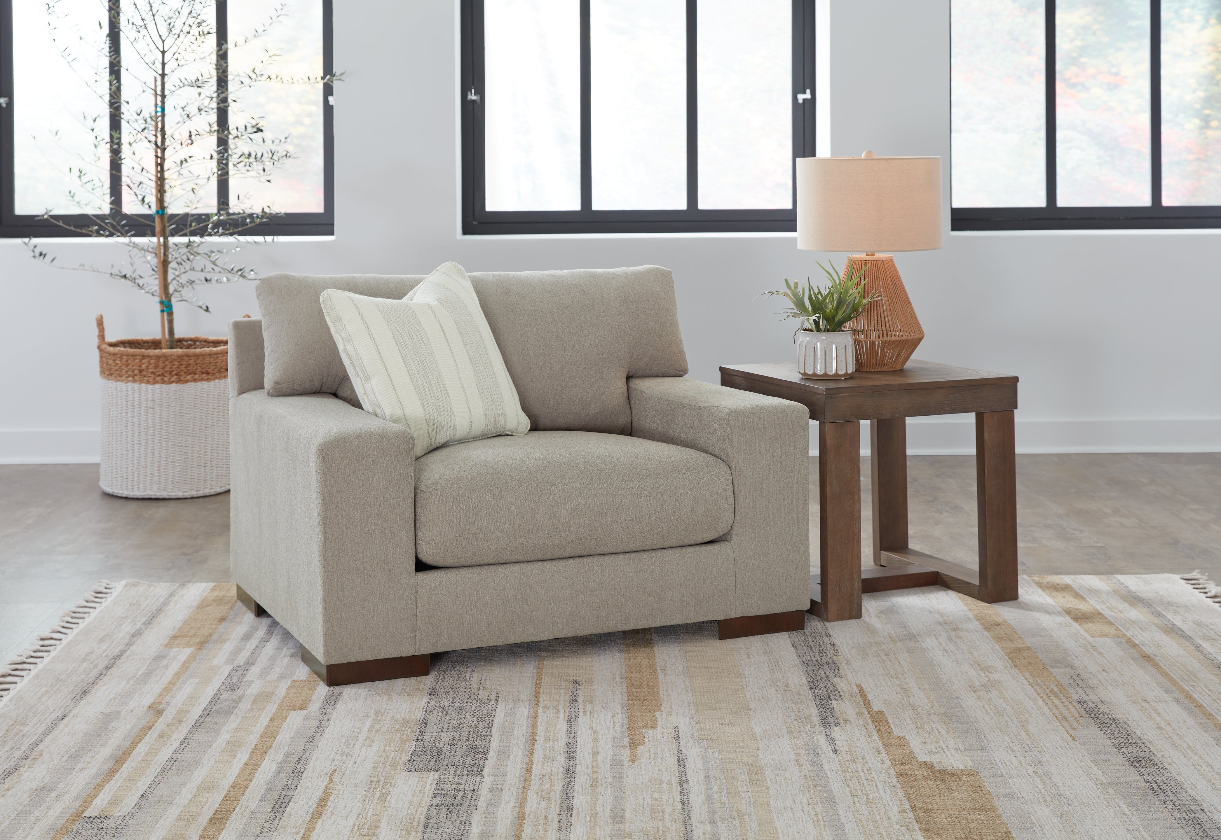Furniture City Laplace - Ashley Furniture - MaggieLiving Room - Chair and a Half / Flax - 5200423