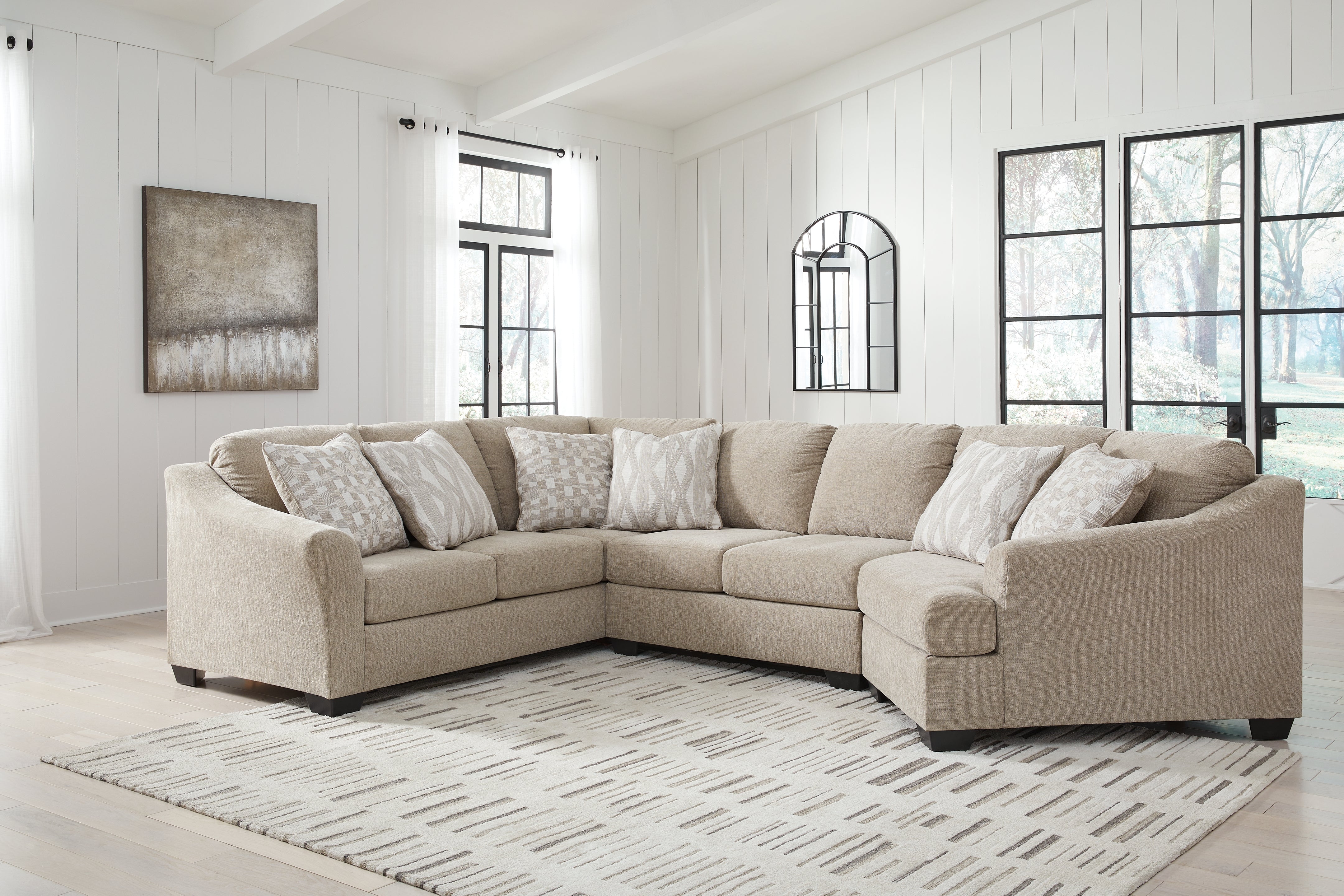 Furniture City Laplace - Ashley Furniture - Brogan Bay Sectionals - LAF 3-Piece Sectional with Cuddler - 52705S1