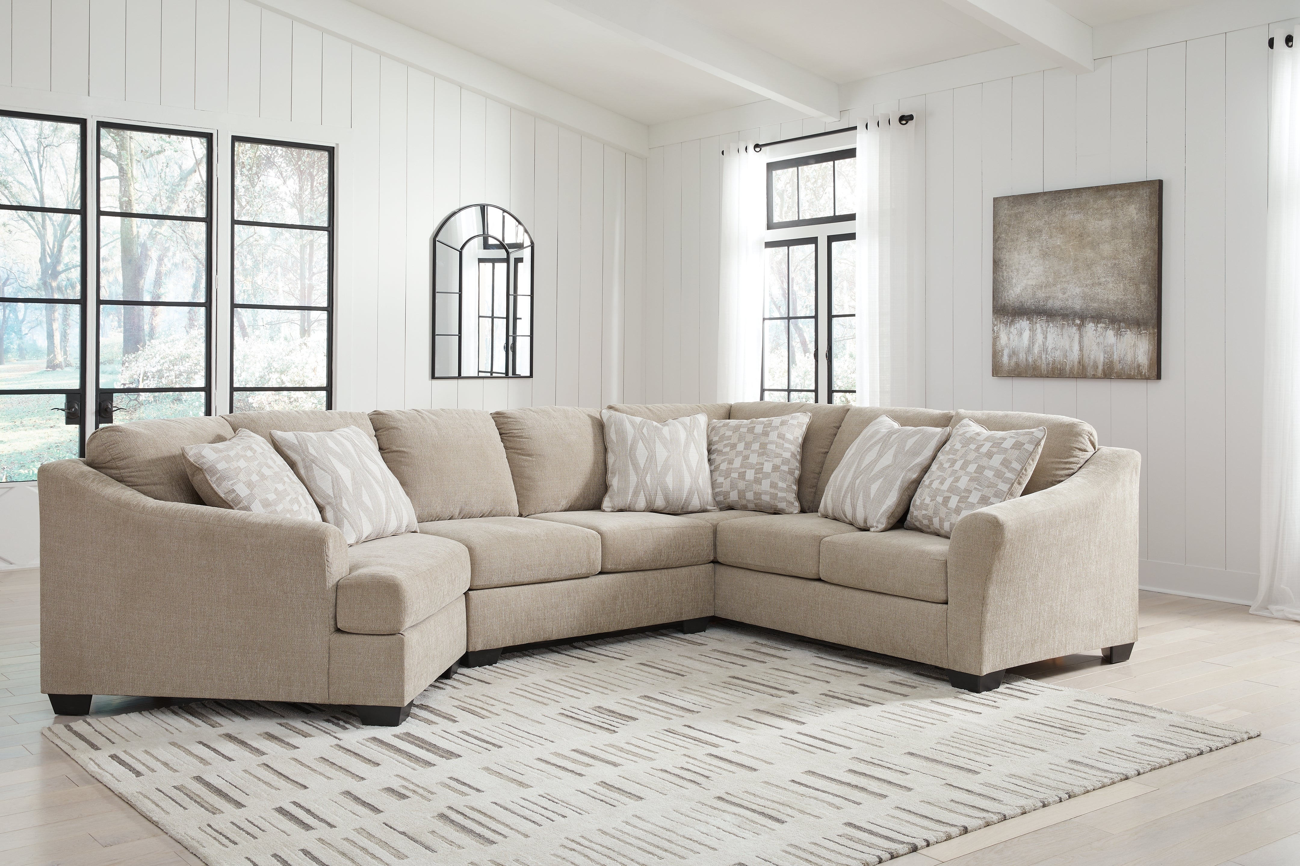 Furniture City Laplace - Ashley Furniture - Brogan Bay 3-Piece Sectional with Cuddler - 3-Piece Sectional with Cuddler - 52705S2