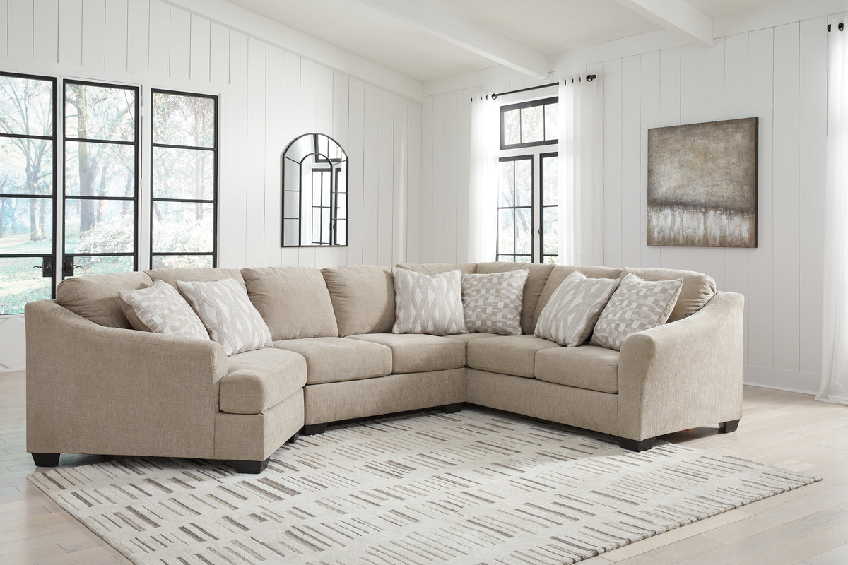 Furniture City Laplace - Ashley Furniture - Brogan Bay Sectionals - 3-Piece Sectional with Cuddler - 52705S2