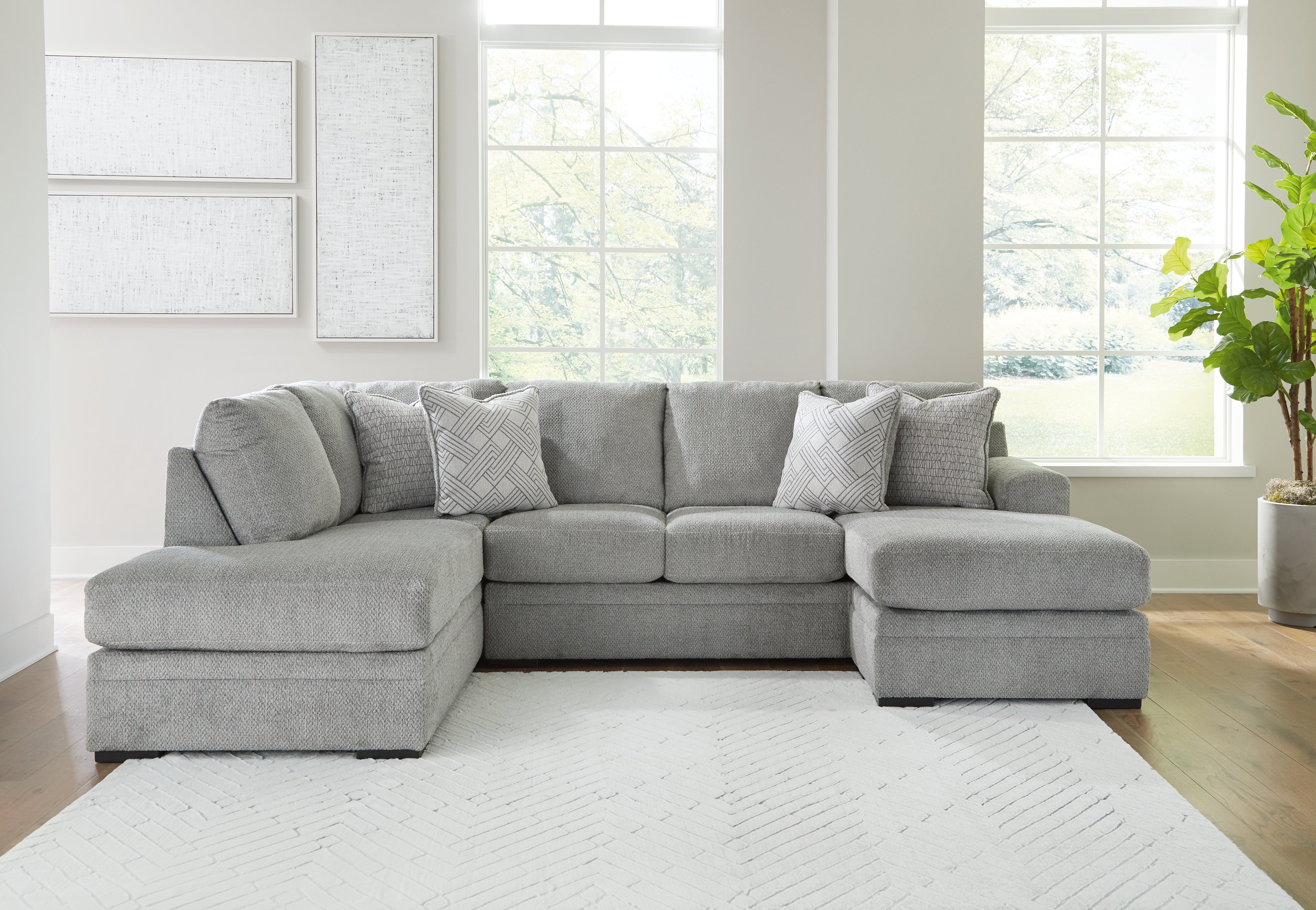 Furniture City Laplace - Ashley Furniture - Casselbury Sectionals - RAF 2-Piece Sectional with Chaise - 52906S2