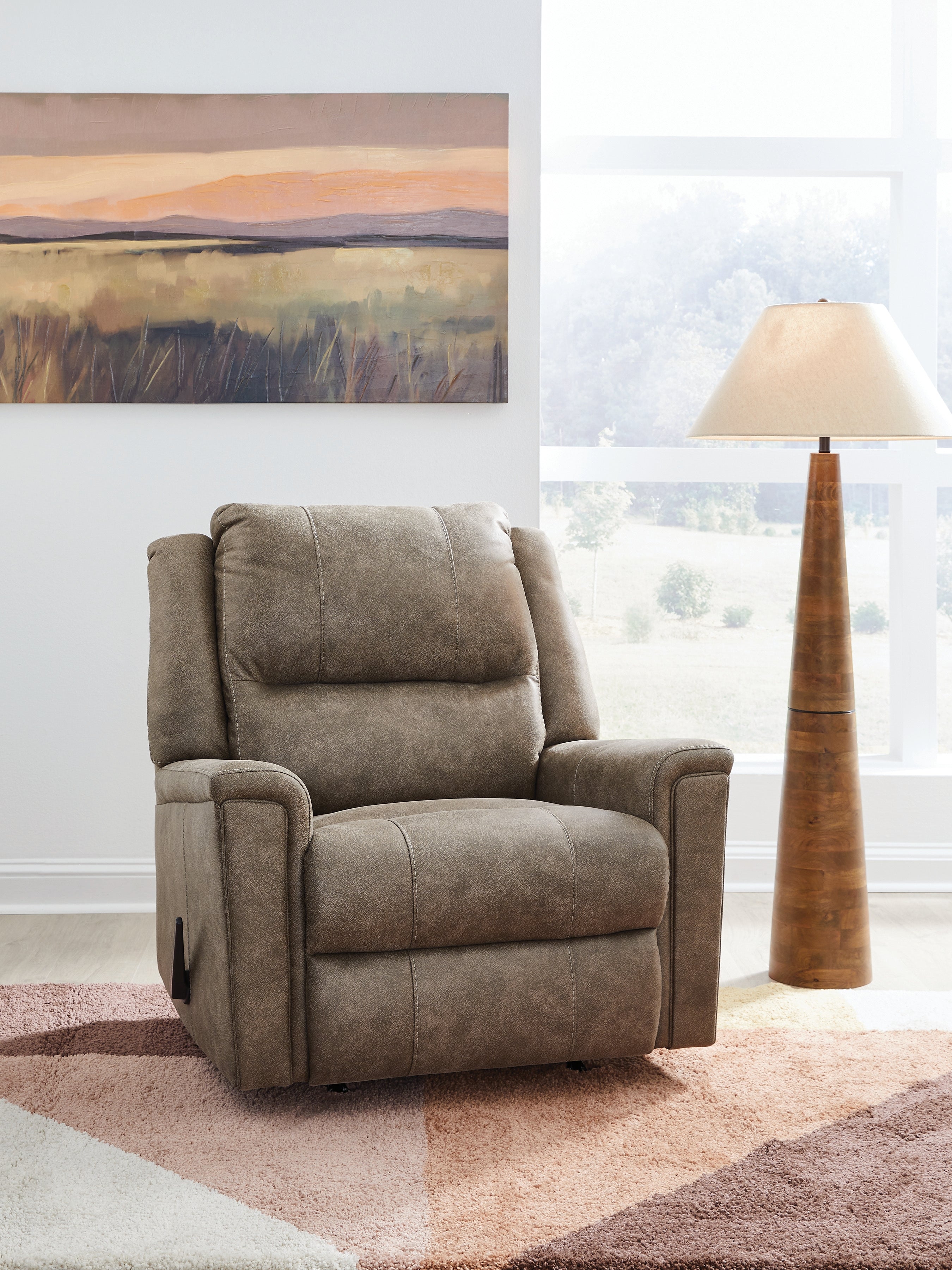 Furniture City Laplace - Ashley Furniture - Lixtowel Recliner - Rocker Recliner / Fog - PC5300525